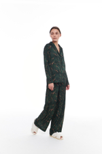 Шелковые брюки тропики