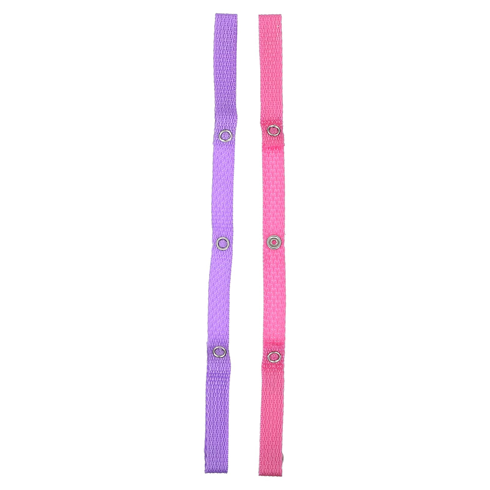 Baby Buddy, Secure-A-Toy, для детей от 4 месяцев, розовый и фиолетовый, 2 шт.