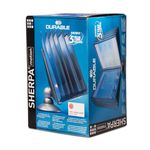 Демосистема настольная на 10 панелей, с 10 серыми панелями,вращающаяся,DURABLE (Германия) "SHERPA motion", 5587-37