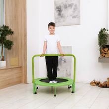 Батут с поручнем DFC JUMPFIT 36&#39;&#39; зеленый