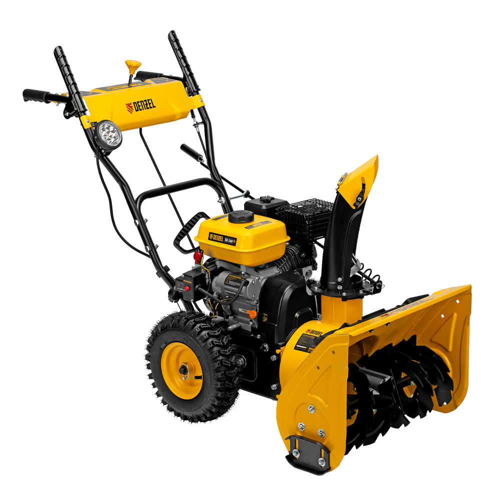 SB 560 LP Бензиновая снегоуборочная машина, 212 cc, электростартер, фара//Denzel