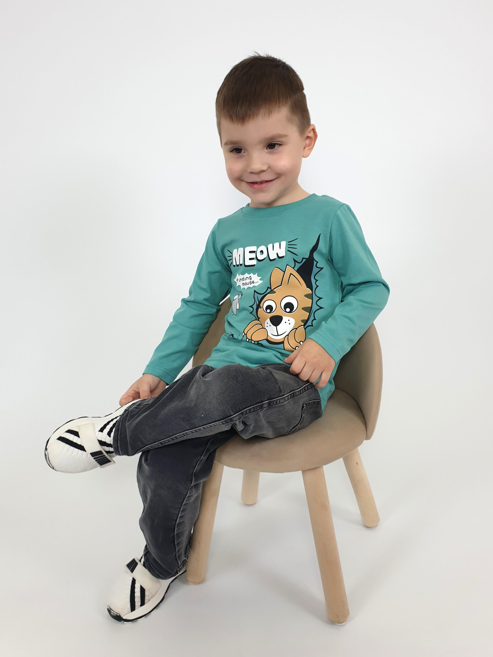 4-120-2 Джемпер для мальчика Лунева