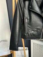 Новая куртка косуха из искусственной кожи Zara, 164