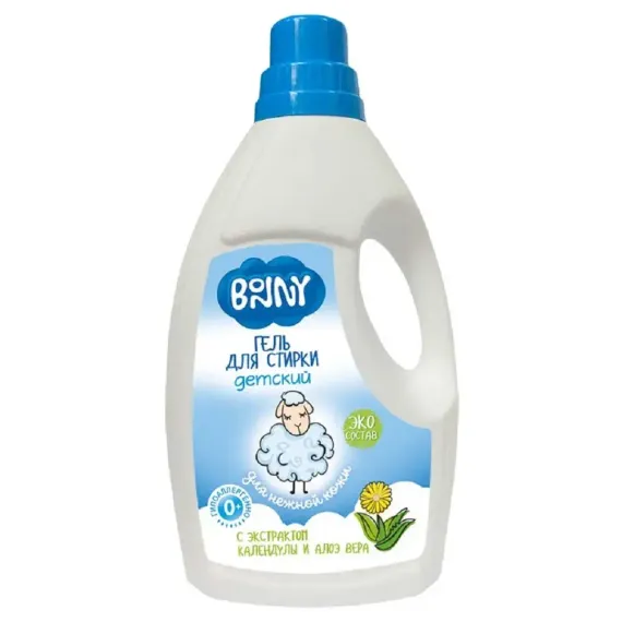 Детский гель для стирки Bonny ГЕЛЬ ДЛЯ СТИРКИ ДЕТСКИЙ С ЭКСТРАКТОМ КАЛЕНДУЛЫ И АЛОЭ ВЕРА
