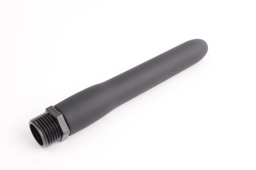 Черная насадка для интимного душа Bum Douche Buddy - 15 см. (Цвет: черный)