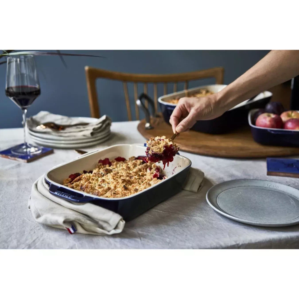 STAUB - Блюдо варочное керамическое 4,5л белое / артикул   40511-151-0  / GTIN 4009839317187