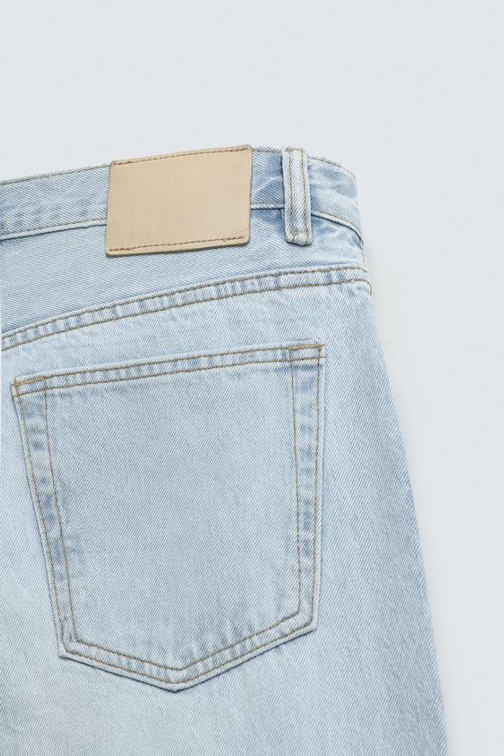 ZARA ДЖИНСЫ STRAIGHT FIT, ГОЛУБОЙ