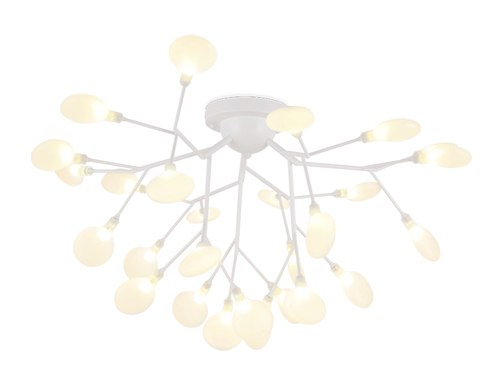 Потолочная люстра TR3011/27 WH/FR белый/матовый G4*27 max 20W D730*430 (лампы LED G4 1.5W 4200K в комплекте)