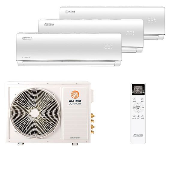 Мультисплит система на 3 комнаты Ultima Comfort UC-EMM09PN+UC-EMM12PN x 2/UC-3FMA24-OUT