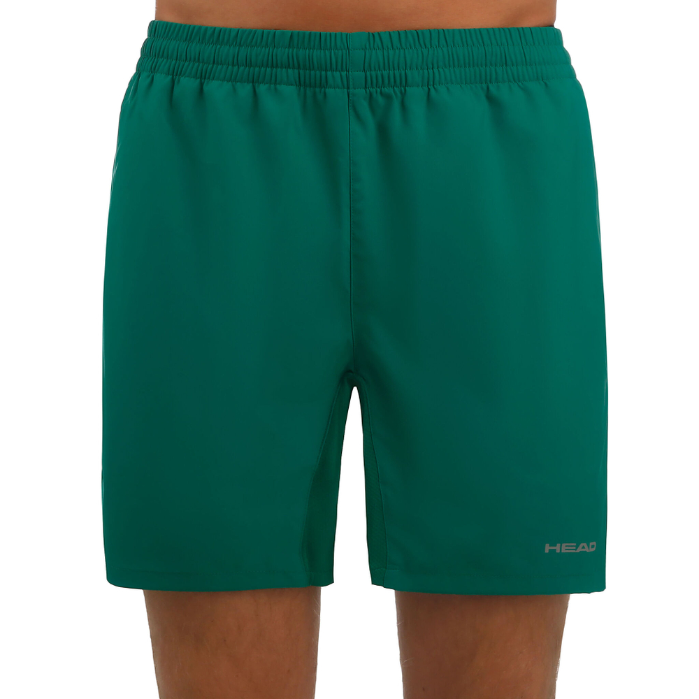 Мужские теннисные шорты HEAD Club 7in Shorts Men - Green, Silver