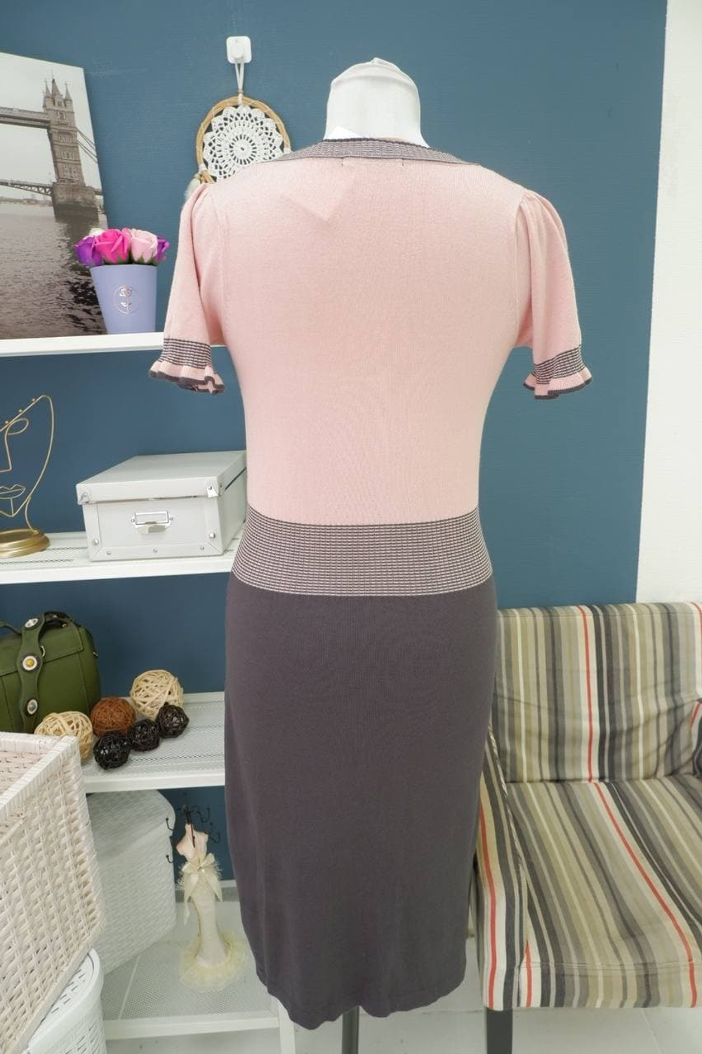 Платье O'stin комбинированное 44 размер