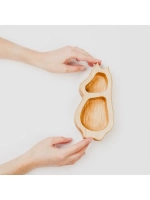 Менажница "Муми-тролли" из Сибирского кедра