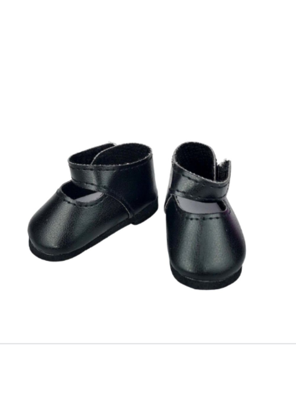 Туфли Paola Reina черные на липучке для кукол 36 см
