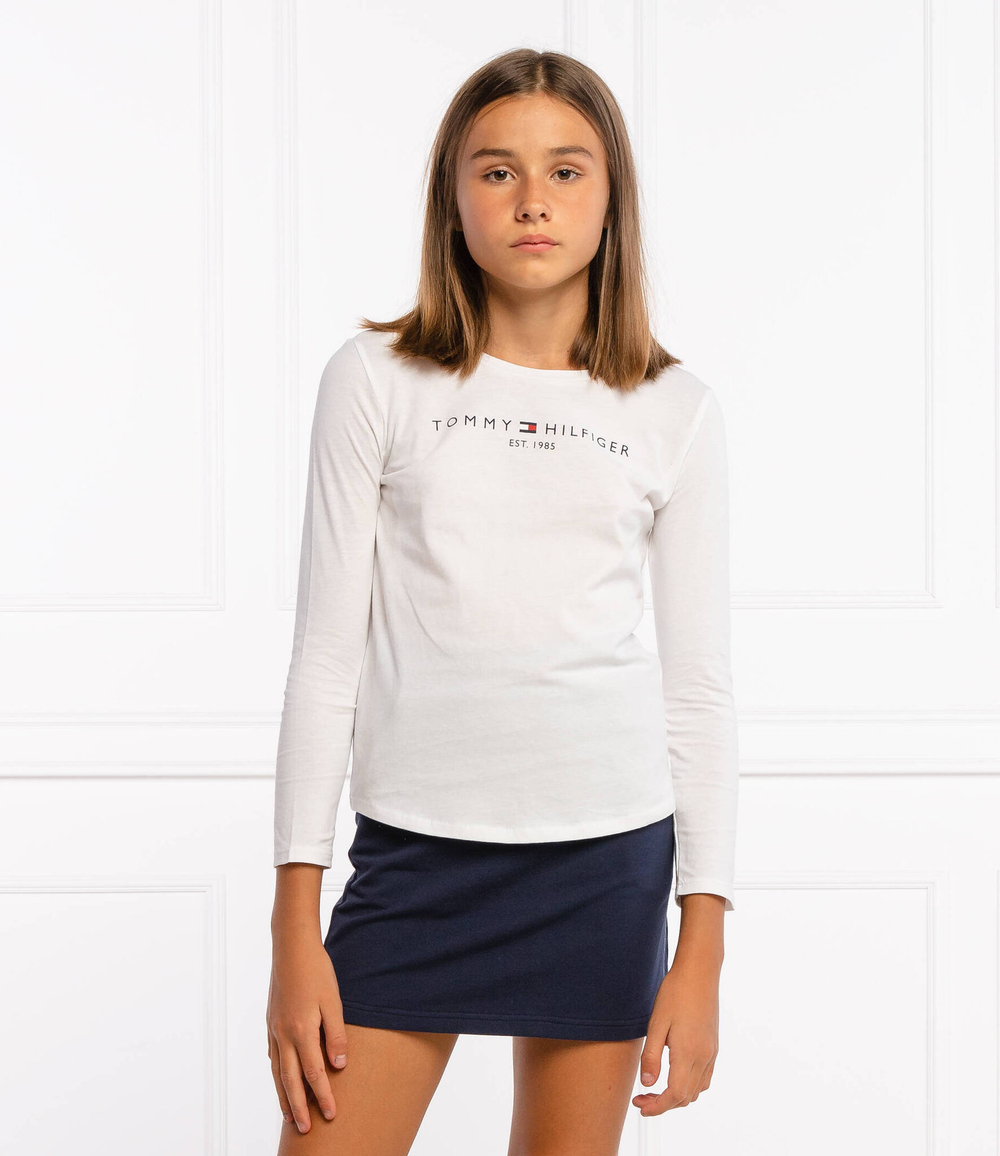 лонгслив essential Tommy Hilfiger - белый(KG0KG05247)