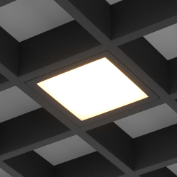 Светильник DL-GRIGLIATO-S190x190-24W Warm3000 (BK, 100 deg, 230) (Arlight, IP40 Металл, 5 лет) 045703