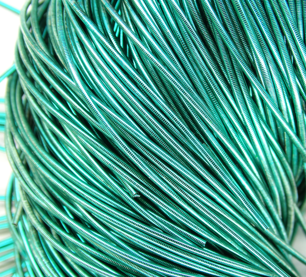 КА018НН1 Канитель гладкая, цвет: малахит, размер: 1 мм, 5 гр.