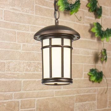 Уличный подвесной светильник GL 1016H Lepus H кофейное золото Elektrostandard