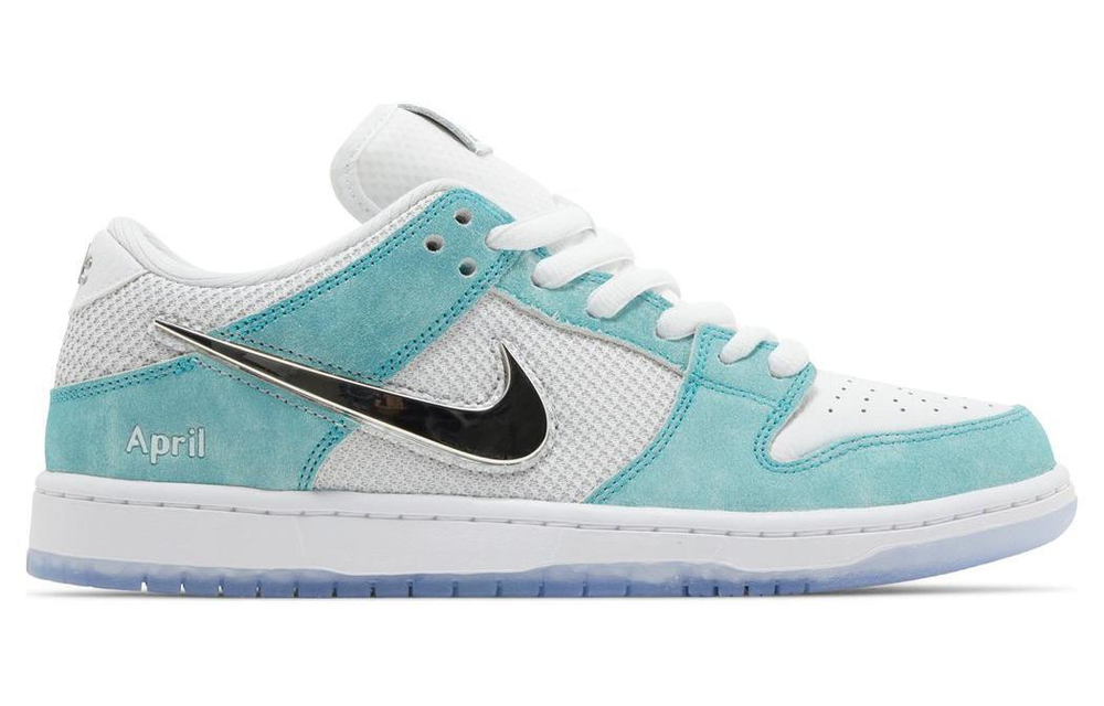 Кроссовки April Skateboards X Nike Dunk Sb "White And Multi-Color"