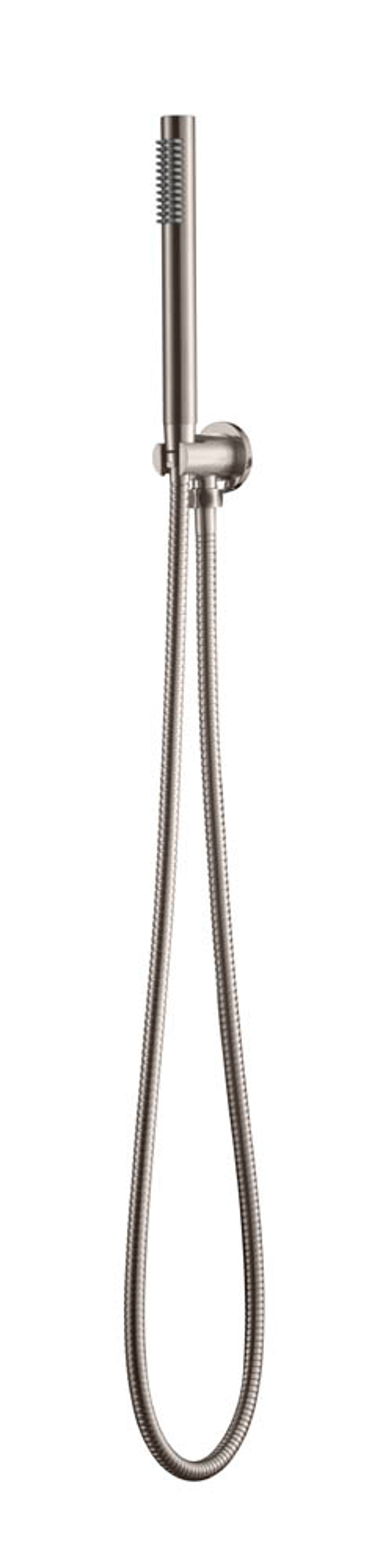 Лейка ручная UNO+штуцер+шланг NICKEL BRUSH