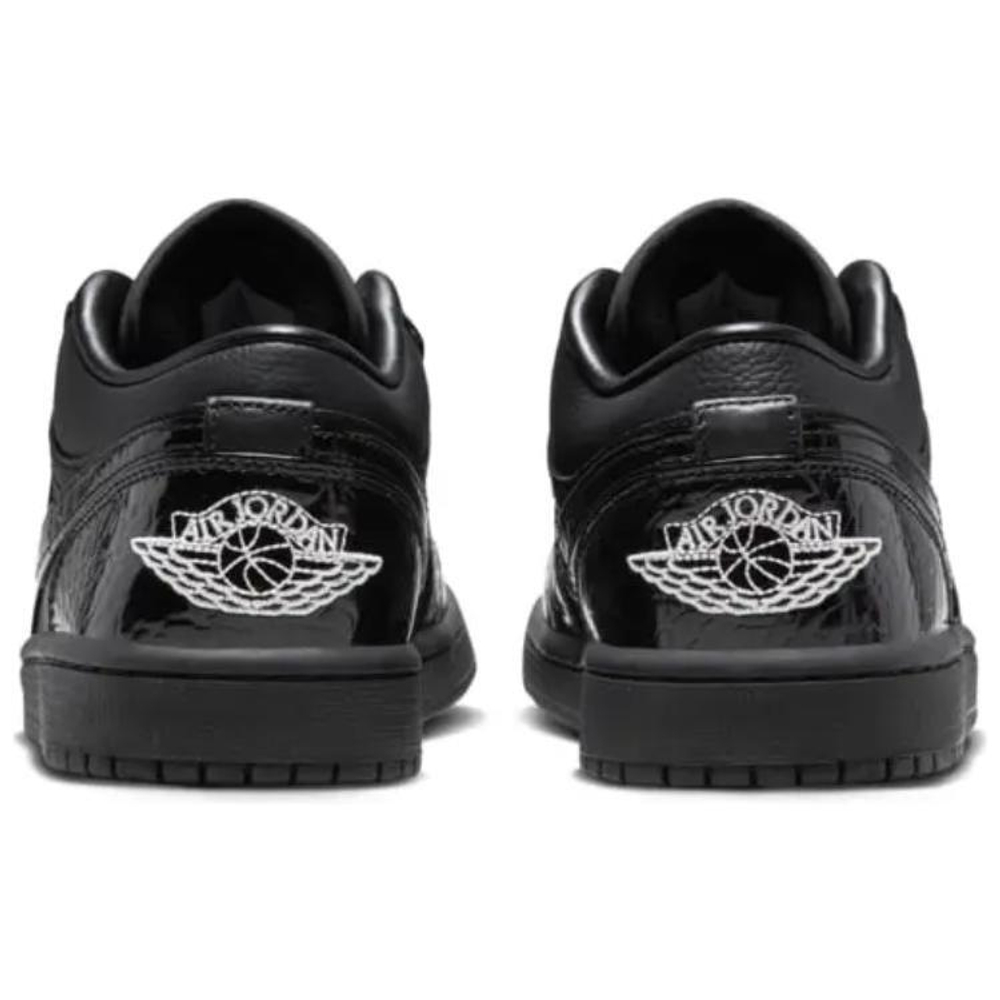 Кроссовки Jordan Air Jordan 1 Low Black Croc (Женская размерная сетка)