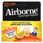 AirBorne, добавка для поддержки иммунной системы, со вкусом апельсина, 10 шипучих таблеток