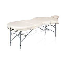 Массажный складной стол Mizomed Premium Oval 3AL крем