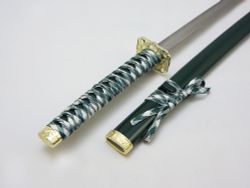 Armas Del Mundo Меч самурайский. Ножны зеленые, золотой декор