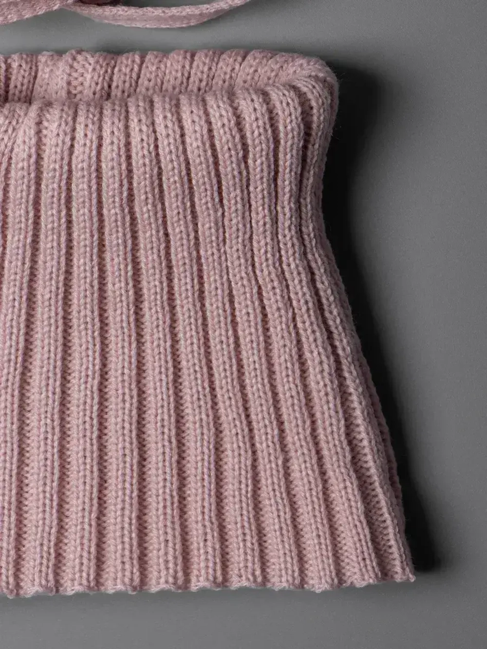 Шапка с завязками и снуд детская, осень