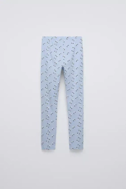ZARA ПИЖАМА С ПРИНТОМ «ПАНДЫ», ГОЛУБОЙ