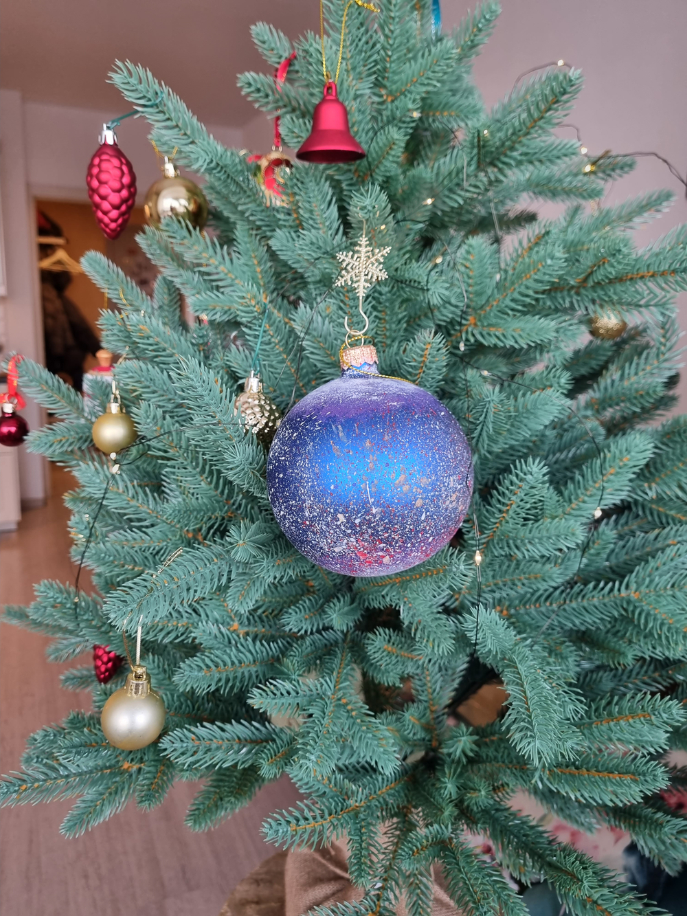 Шар стеклянный "Исакиевский собор",  ручная роспись