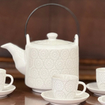 Набор кофейный с орнаментом на 4 персоны