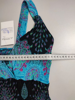 Сарафан макси с принтом 44 размер