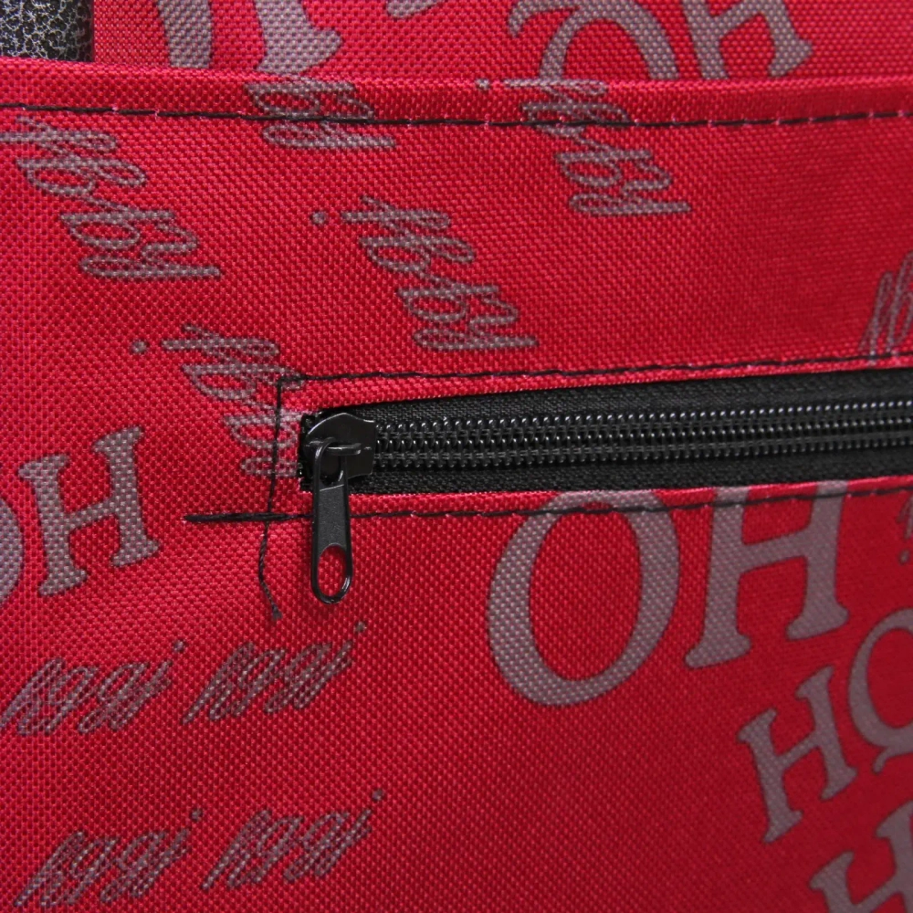 Тележка хозяйственная с сумкой (93*33*26см, колеса 14 см, грузоподъемность до 25 кг) бордовая SYD-007