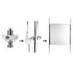 KUPO KD-310P Screen holder, polish (set of 2). Держатель экрана