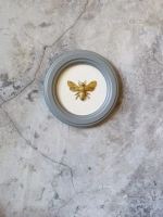 Панно 18 см. насекомые на стену для интерьера Пчела