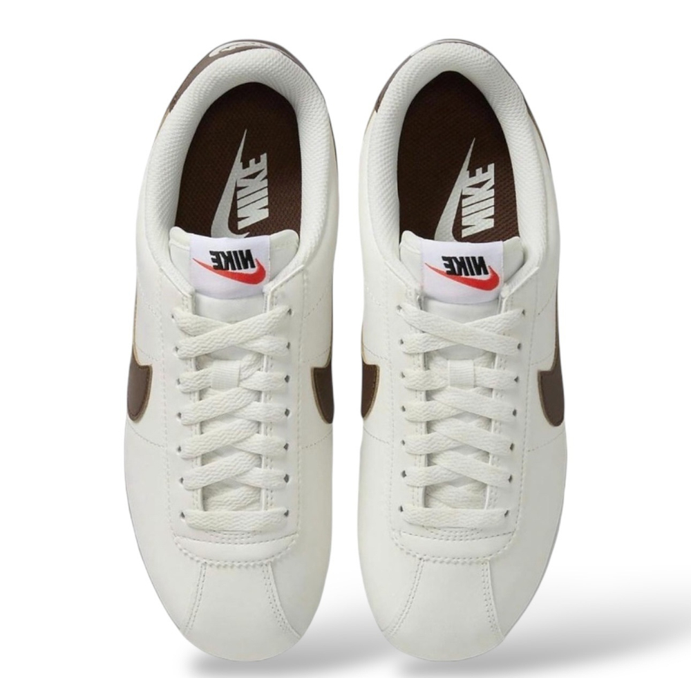 Nike Cortez brown swoosh