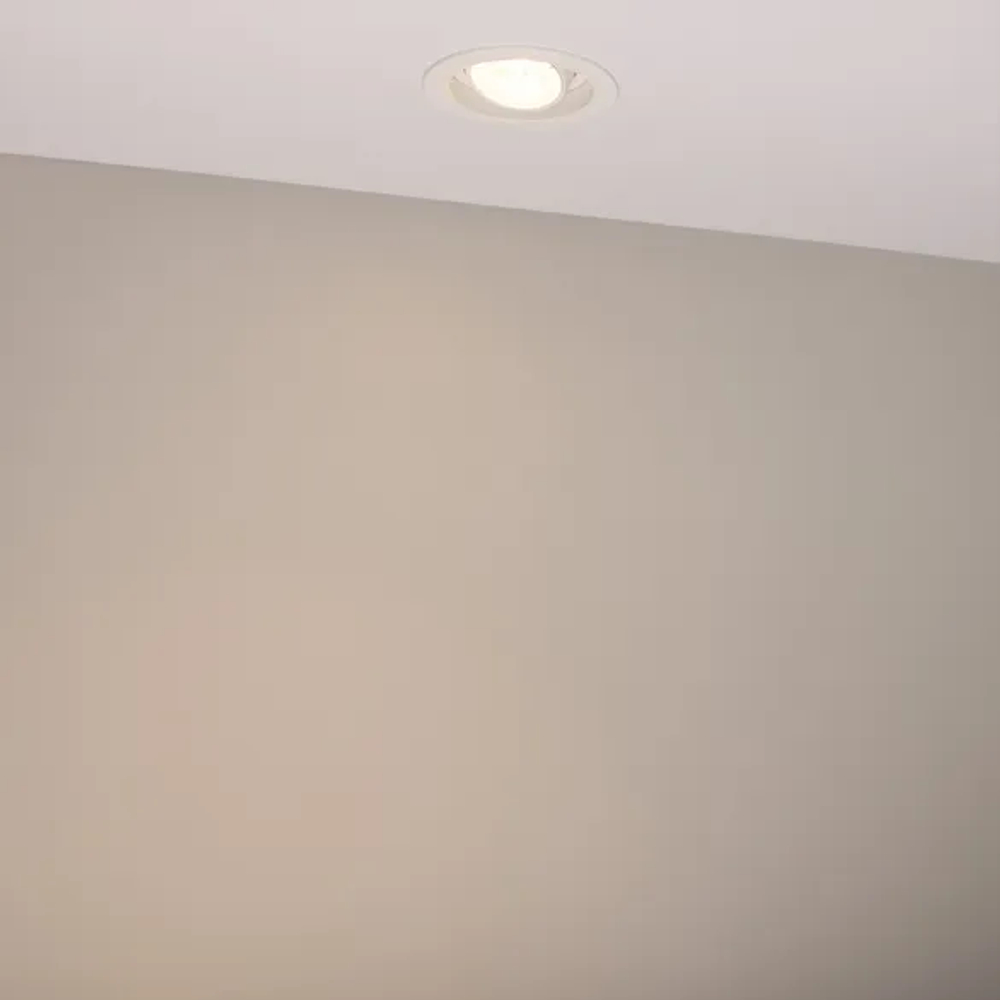 Светильник MS-VORTEX-BUILT-R90-12W Warm3000 (WH-WH, 20 deg, 230V) (Arlight, IP20 Металл, 5 лет) 056564