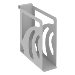 Навесной лоток для папок узкий MAN-11 Металл Серый 80*263*250