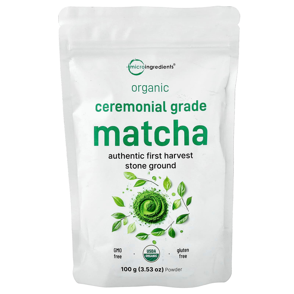 Micro Ingredients, органический церемониальный порошок матча, 100 г (3,53 унции)