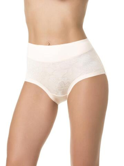 Трусы с высокой линией талии из деликатного бамбукового полотна (Размер: 4X) (Цвет: сливовый)