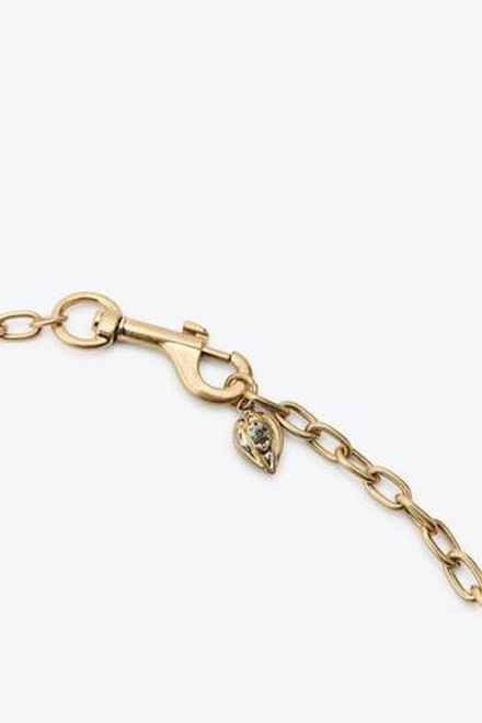 ZARA МЕТАЛЛИЧЕСКИЙ РЕМЕНЬ С РОМБАМИ, ЗОЛОТИСТЫЙ