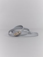 ТОНКИЙ РЕМЕНЬ С ЗАМОЧКОМ SILVER GREY