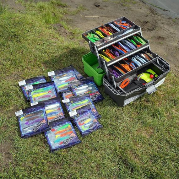 Ящик для снастей NISUS Tackle Box трехполочный зеленый (N-TB-3-G)