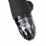 Вибратор Mystim Hop Hop Bob с электростимуляцией, черный