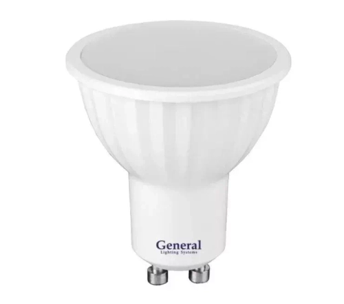 Лампа светодиодная GLDEN-MR16-B-12-230-GU10-3000