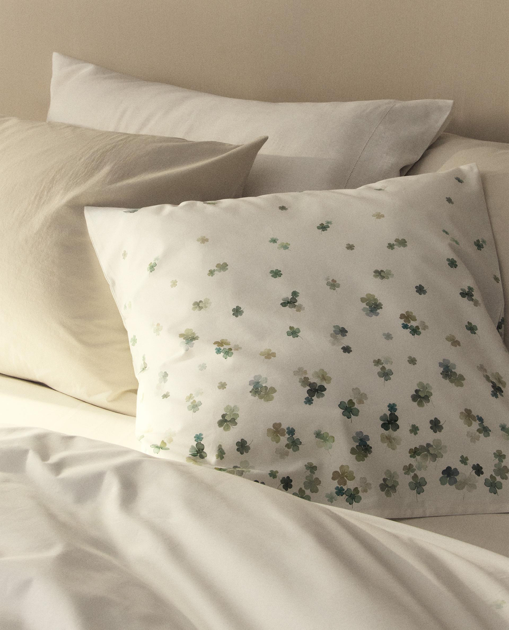 Наволочка Zara Home перкаль, хлопок 100%, однотонный, 7117/091
