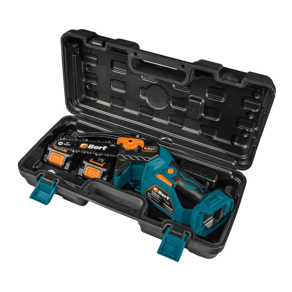 Пила цепная аккумуляторная BORT BKS-216-Li (2x2Ач+ЗУ)