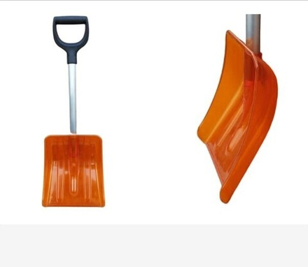 Лопата Снеговая поликарбонат оранж 475*400 Л4