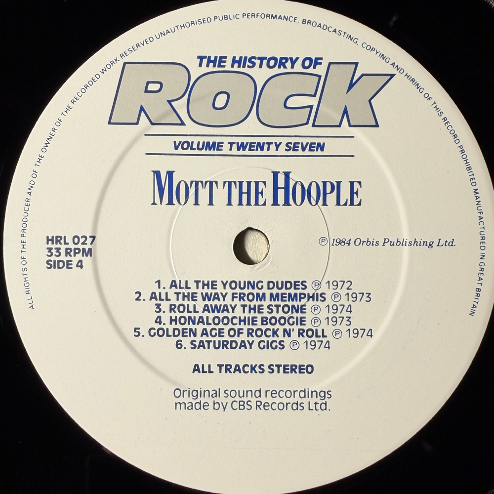 Сборник History Of Rock 27 2LP (Англия 1984г.)