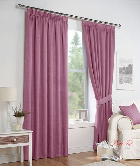 Палермо (тёмно-сиреневый). Плотные шторы канвас.